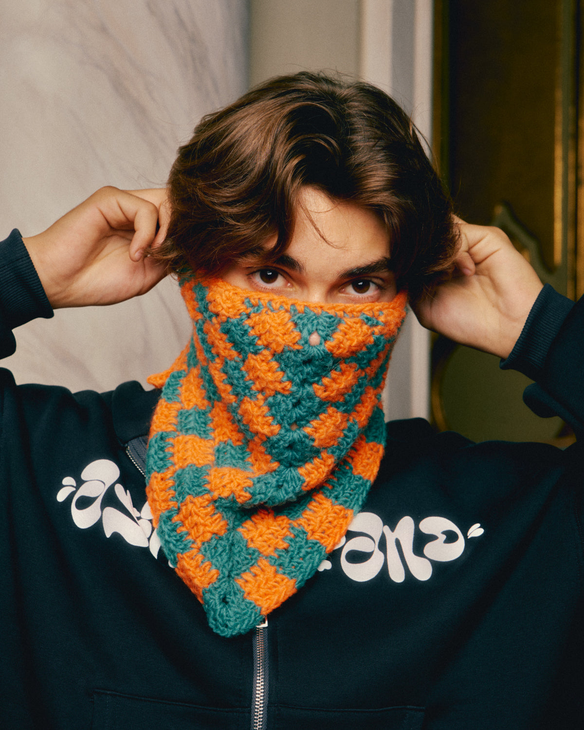 CHECKERED BANDANA