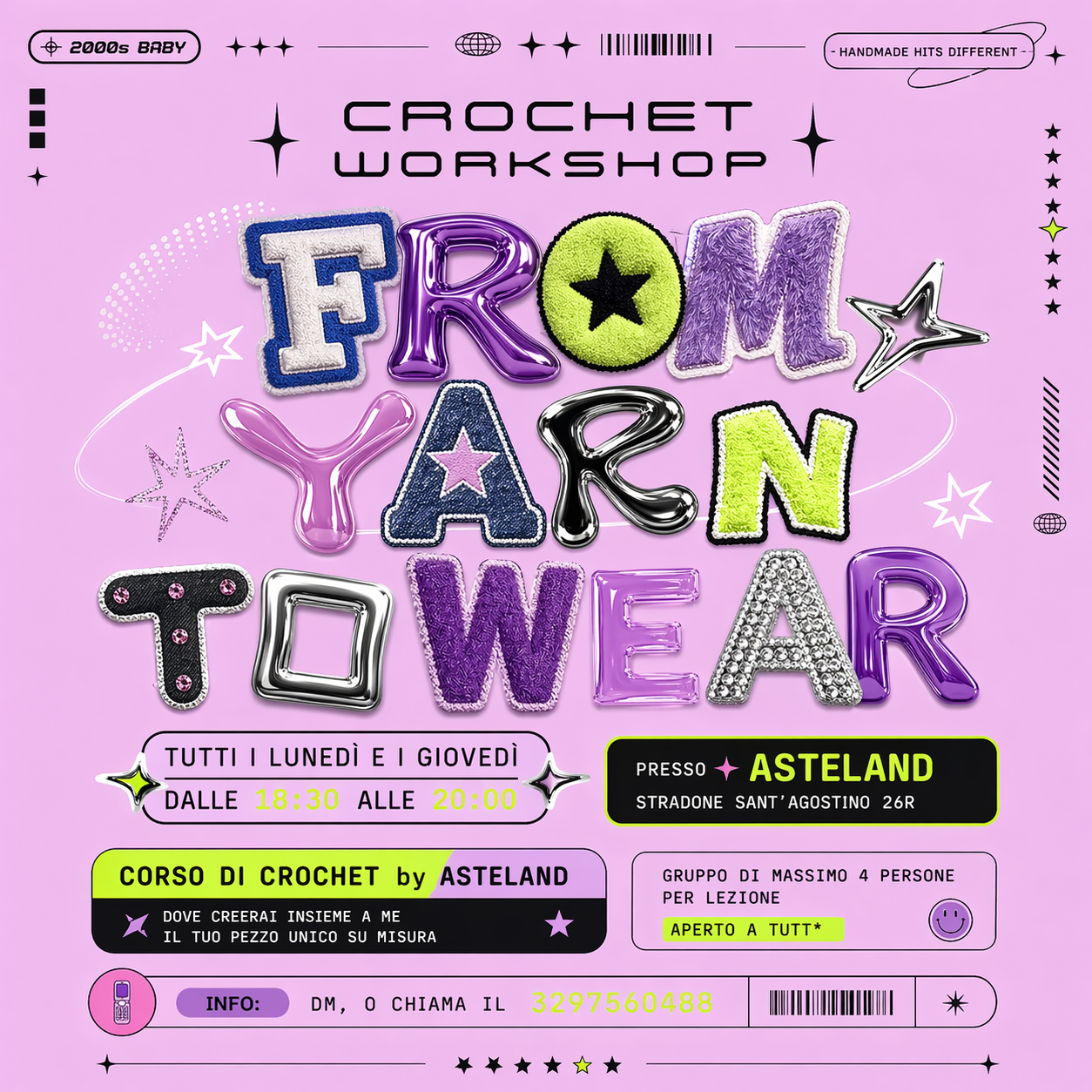 CROCHET WORKSHOP