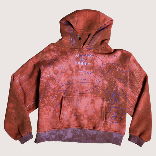 ASTELAND X WAZE HOODIE CHOCO