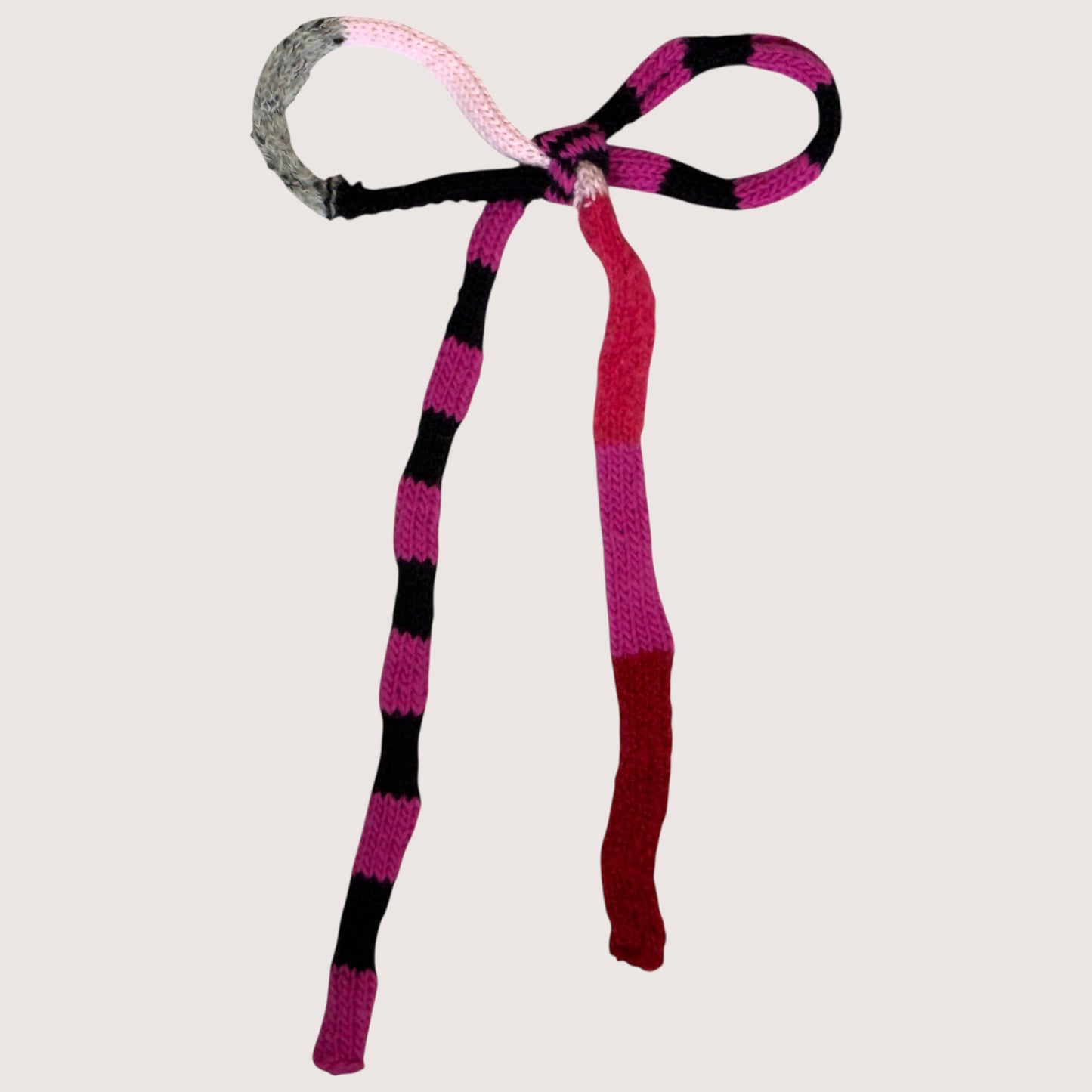 RED VELVET BOW SCARF