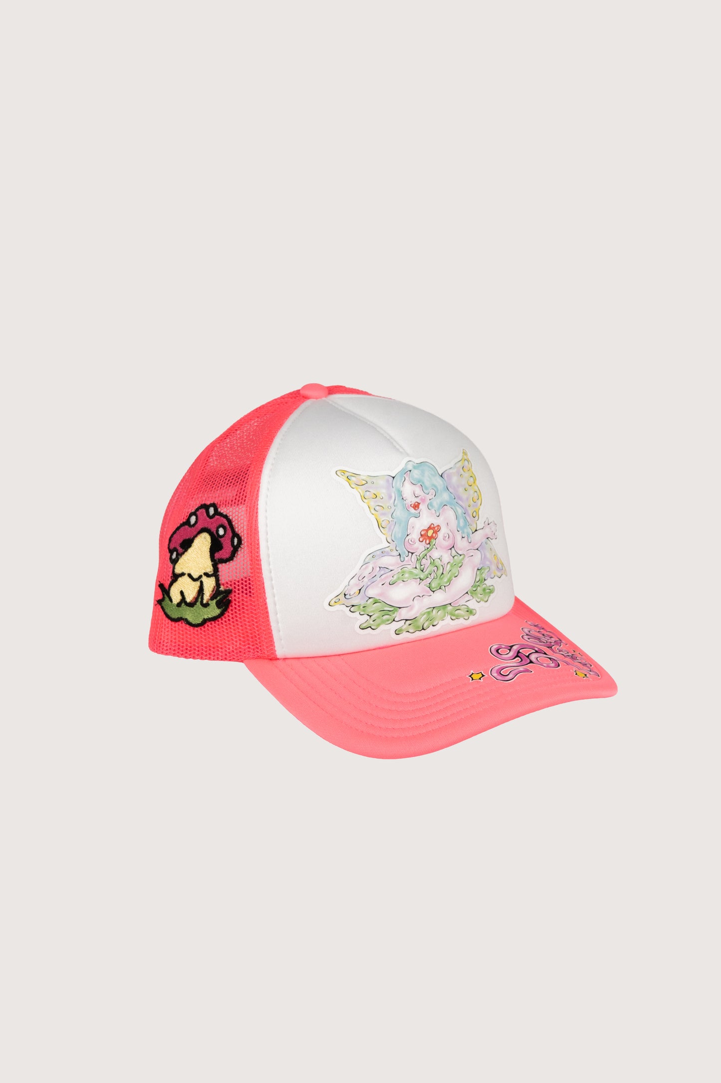 TRUCKER HAT MARAMEO X ASTELAND ROSA FLUO