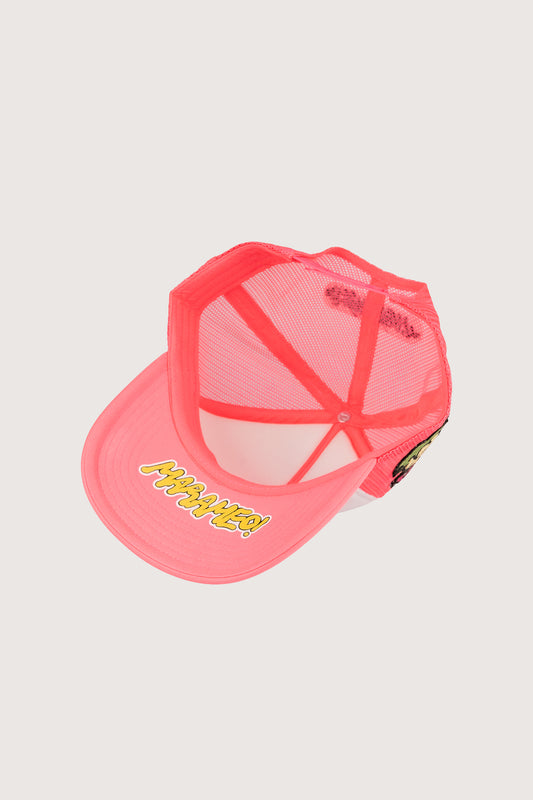 TRUCKER HAT MARAMEO X ASTELAND ROSA FLUO