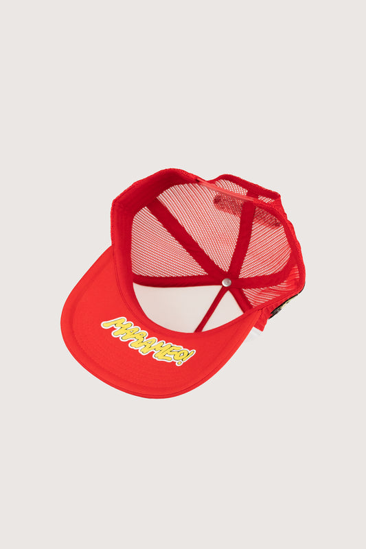 TRUCKER HAT MARAMEO X ASTELAND ROSSO