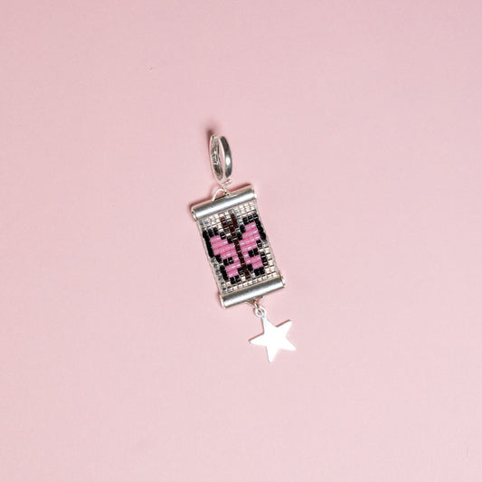 PINK BUTTERFLY EARRING